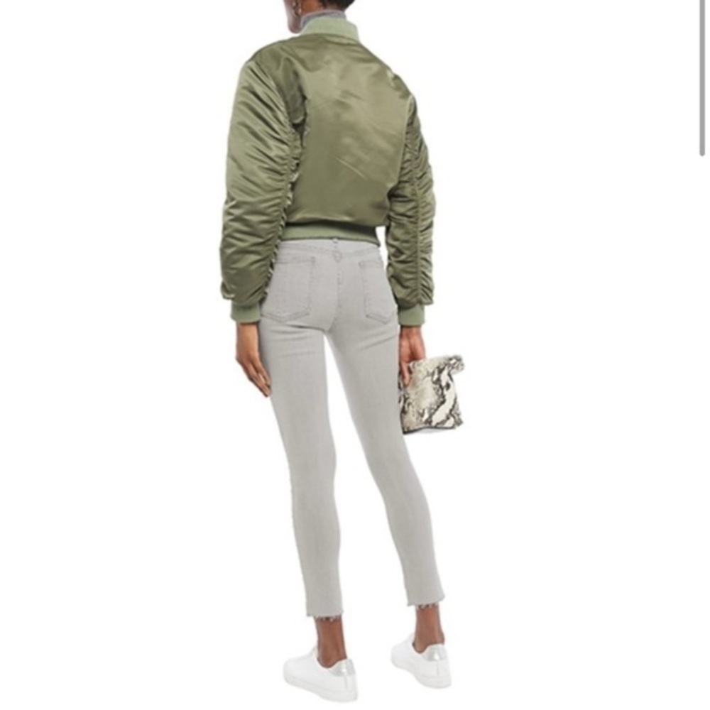 rag & bone Skinny Jeans in Olive Gray - Picture 4 of 14